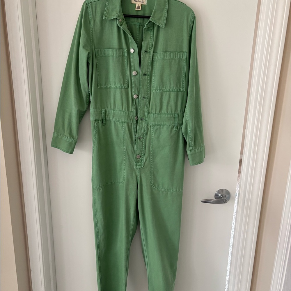 Madewell Green Jumpsuit